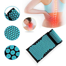 Load image into Gallery viewer, Acupuncture Massage Cushion Pillow Sets Relieve Stress Back Pain Acupressure Mat/Pillow Massage Mat Body Muscle Spike Relaxation